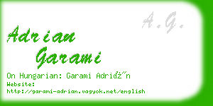 adrian garami business card